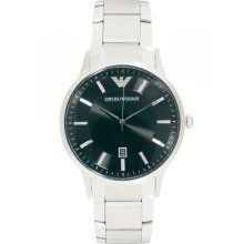 Emporio Armani Stainless Steel Watch AR2457 Silver