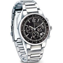 Engraved Stainless Steel Chronograph Watch For Son