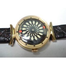 Ernest Borel Skeleton Cocktail Kaleidoscope Ladies Wristwatch