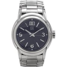 ESQ 07301225 Men's Quest Gray Dial Date Watch