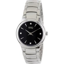 Esq Elan 7101367 Ladies Stainless Steel Case Mineral Watch