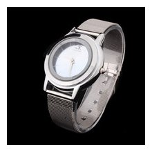 Fashion Silver White Stainless Steel women-Discount wholesale-Clearance Sale - Leather - Silver