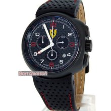 Ferrari Men Watch Swiss Made Chronograph 45mm Leather Strap Fe-10-ibp-cp-fc