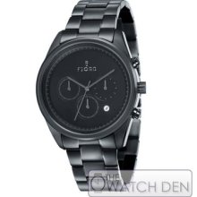 Fjord - Mens Chronograph Black Ip Dan Watch - Fj-3003-22