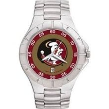 Florida State Seminoles NCAA Men's Pro II Watch with Stainless Steel Bracelet