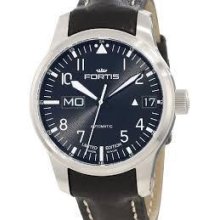 Fortis Men's 700.10.81 L.01 F-43 Flieger Automatic Black Rubber Date Watch