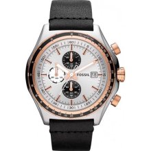 Fossil Dylan Leather Chronograph Mens Watch CH2818 ...