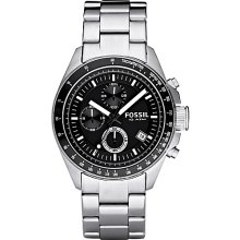 Fossil Fossil Men's Stainless Steel Chronograph Black