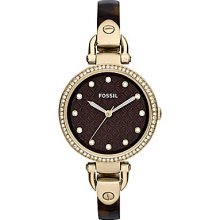 Fossil Georgia Tortoise Bangle Watch - Tortoise