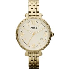 Fossil Heather Mid-Size Stainless Steel Ladies Watch Es3181