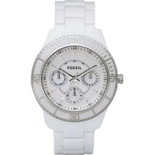 Fossil Ladies Stella Multifunctional White Dial Watch