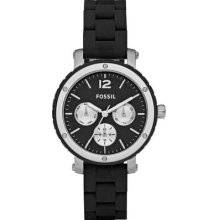 Fossil Multifunction Silicone Ladies Watch Bq9408