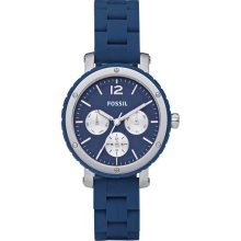 Fossil Multifunction Silicone Ladies Watch BQ9406