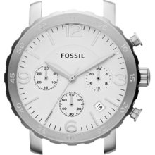 Fossil Natalie Stainless Steel Watch Case White - C181007