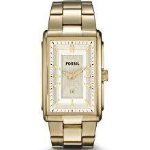 Fossil Truman Watch In Gold