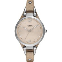 Fossil Women's Georgia Pink Dial Watch ES2830