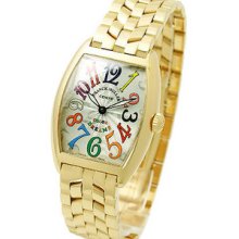 Franck Muller Curvex Color Dreams Yellow Gold 1752QZCOLDRMO Watch