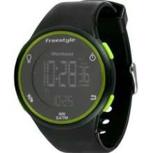 Freestyle Cadence Men's Workout Watch Black With Green 101376