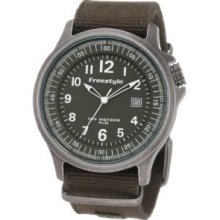 Freestyle Men's Fs84991 Ranger Field Case With Push-button Light Watch