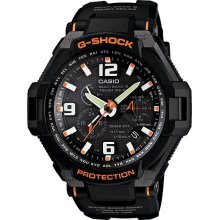 G-Shock GW4000-1A G-Aviation Black & Orange Chronograph Watch