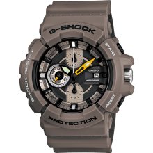 GAC-100-8A G-Shock Analog Chronograph Tan With Robust Face Design