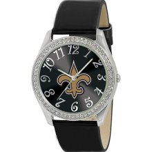 Game Time New Orleans Saints Glitz Watch - Black Black