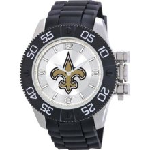 Game Time Nfl-Bea-No Men'S Nfl-Bea-No Beast New Orleans Saints Round Analog Watch