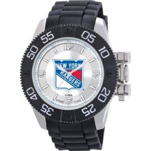 Game Time Nhl-Bea-Nyr Men'S Nhl-Bea-Nyr Beast Ny Rangers Round Analog Watch