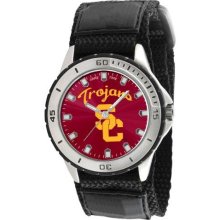 Game Time Southern Cal Trojans Black Col-Vet-Usc Men'S Col-Vet-Usc Veteran Custom Southern Cal Veteran Series Watch