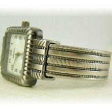 Geneva Metal Western Bangle Watch - Pewter Or Copper