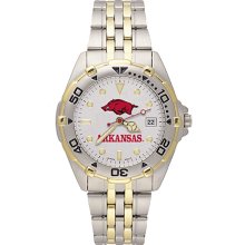 Gents NCAA University Of Arkansas Razorbacks Watch In Stainless Steel