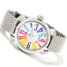 Giulio Romano Women's Rimini Quartz Mother-of-Pearl Stainless Steel Bracelet Watch WHITE