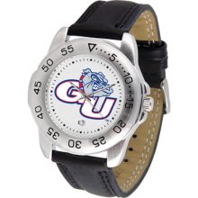 Gonzaga Bulldogs Logo- Mens Sport Leather Watch