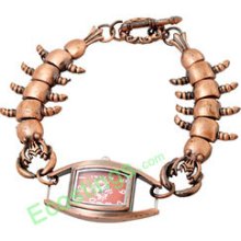 Good Jewelry Double Scolopendra Linked Chain Wristwatch