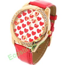 Good Jewelry Hearts Inside Quartz Wrist Watch - Wristband