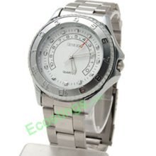 Good Metal Band Man's Quartz Wrist Watch Dial