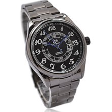 Gorgeous Men Stainless Steel Wrist Mechanical Watch M9