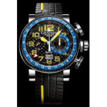 Graham Silverstone Stowe GMT Blue & Yellow Watch 2BLCH.B06A