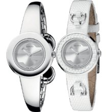 Gucci Women's U-Play White Dial Watch YA129501