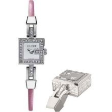 Gucci Women's White Dial Watch YA102530