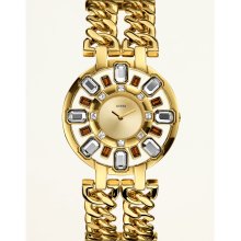 GUESS Gold-Tone Radiant Glamour Watch