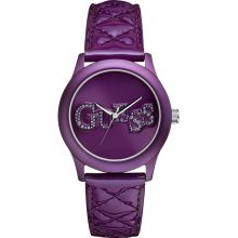 Guess Purple Stainless Steel Women's Watch U96004L1