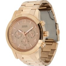 Guess U16003G1 Rose Gold Dial Rose Gold Chronograph Men's Watch