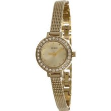 Guess Women's U0133L2 Gold Stainless-Steel Analog Quartz Watch with Gold Dial