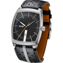 hOme G-Class Watch - pirate black/burnt orange - brushed satin finish