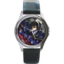 Hot Lelouch Lamperouge Zero Code Geass Manga Anime Leather Watch wristwatch Gift