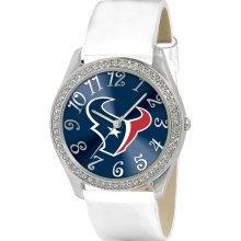 Houston Texans Glitz Wht Watch