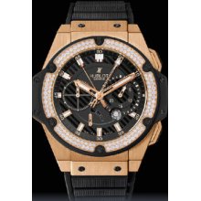 Hublot Big Bang King Power Split Second Diamonds Watch 709.OX.1780.RX.1104