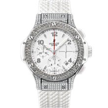 Hublot Women's Big Bang 41mm White Dial Watch 341.SE.230.RW.174