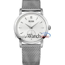 Hugo Boss 1512778 Watch Hb1013 Mens Silver Dial Quartz Movement